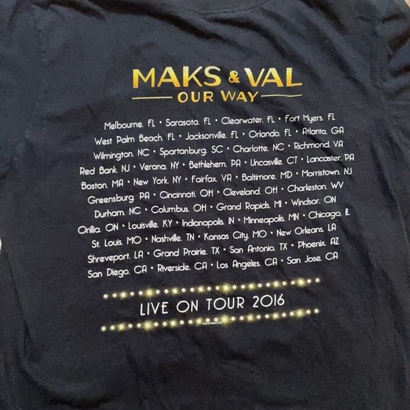 Max and Val Dancing with the Stars Tour 2016 shirt - Picture 9 of 11